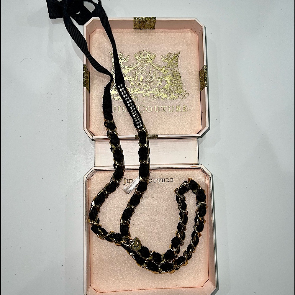 Juicy Couture Black/Gold Necklace